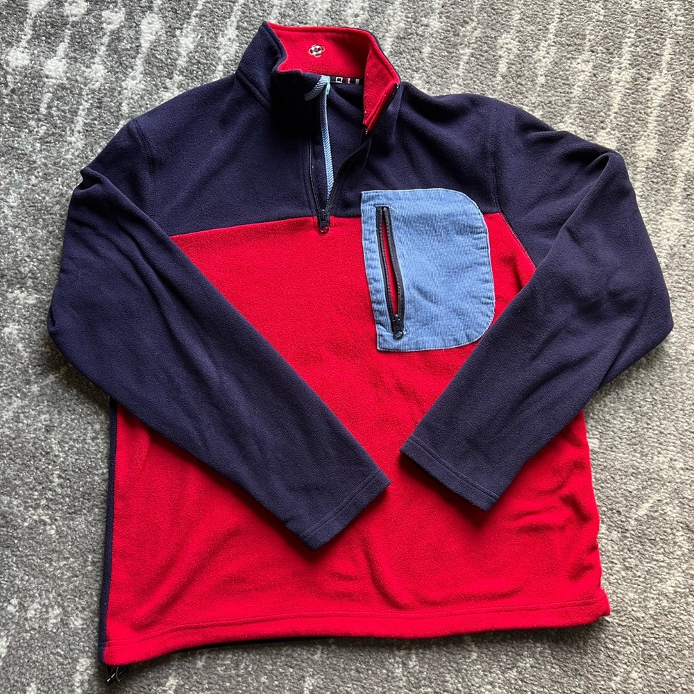 Castaway Nantucket Island red blue sweatshirt medium